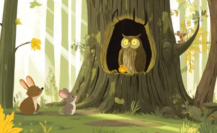 Необычная дружба мышонка Оскара и Филина