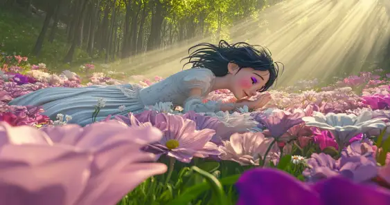 Луг волшебных цветов