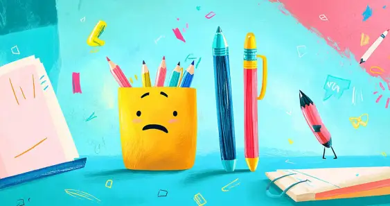 Как Ручка с Карандашиком поспорили