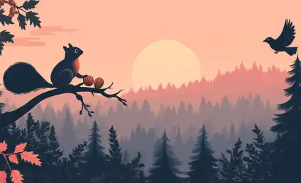 Сказка о практичной белке