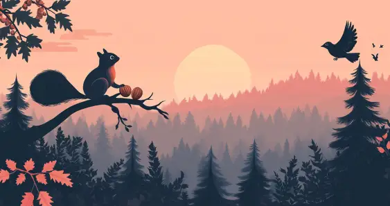 Сказка о практичной белке