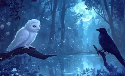 Лалука — маленькая сова с белыми крыльями