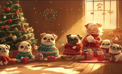 Мопс — шерстяной пёс