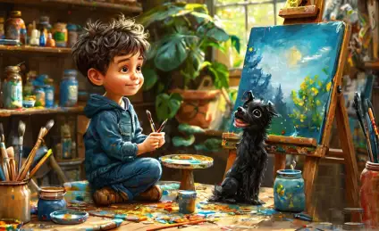 Как Тимка рисовал волшебство