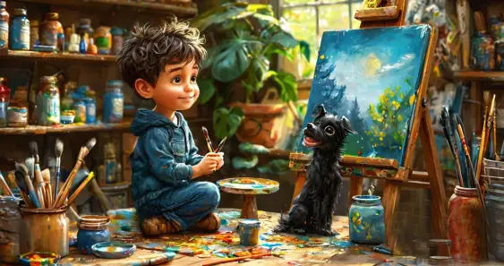 Как Тимка рисовал волшебство