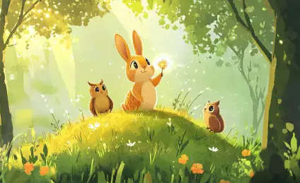 Сказка о Смелом Зайчонке и его друзьях