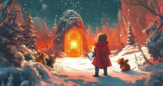 Мышата и дверь в зачарованный лес