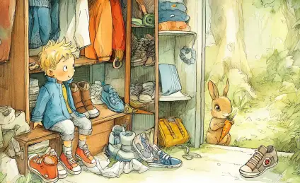 Как Богдан научился шнурки завязывать