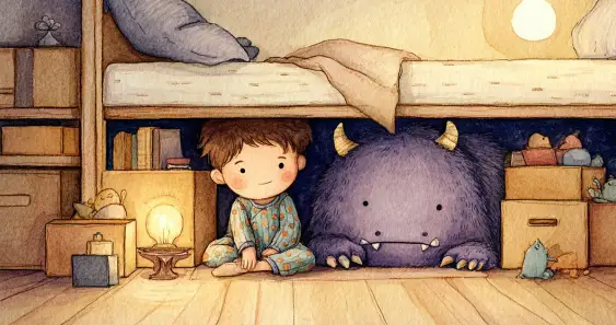 Мой друг, который боится темноты