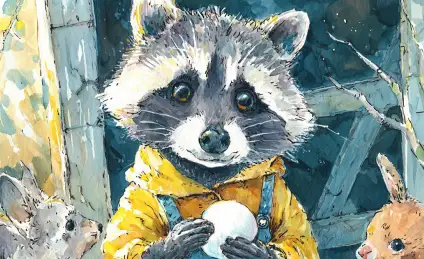 Как енот пошёл в садик