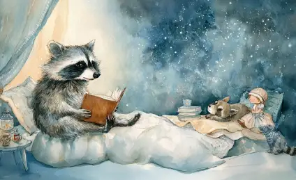 Как енотик Веня научился засыпать