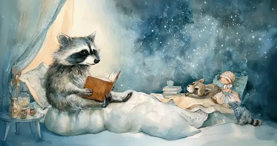 Как енотик Веня научился засыпать