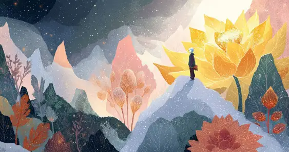 Чёрно-белый человек