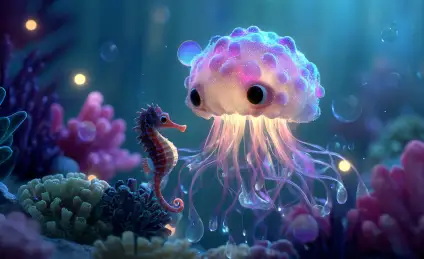 Медузка Мила и морские друзья