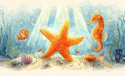 Морская сказка о дружбе и Звёздочке