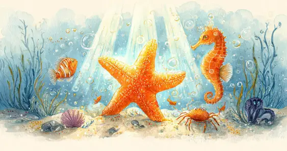 Морская сказка о дружбе и Звёздочке