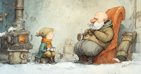 Ночной гость у храма