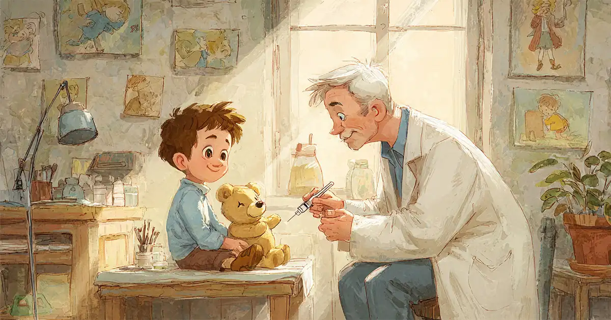 Сказка о том, как Илюша перестал бояться делать уколы