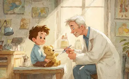 Сказка о том, как Илюша перестал бояться делать уколы