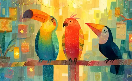 Шанти, Кора и Рико. Когда зажигаются звезды