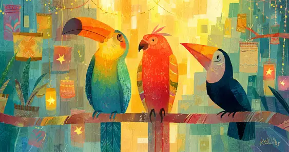 Шанти, Кора и Рико. Когда зажигаются звезды