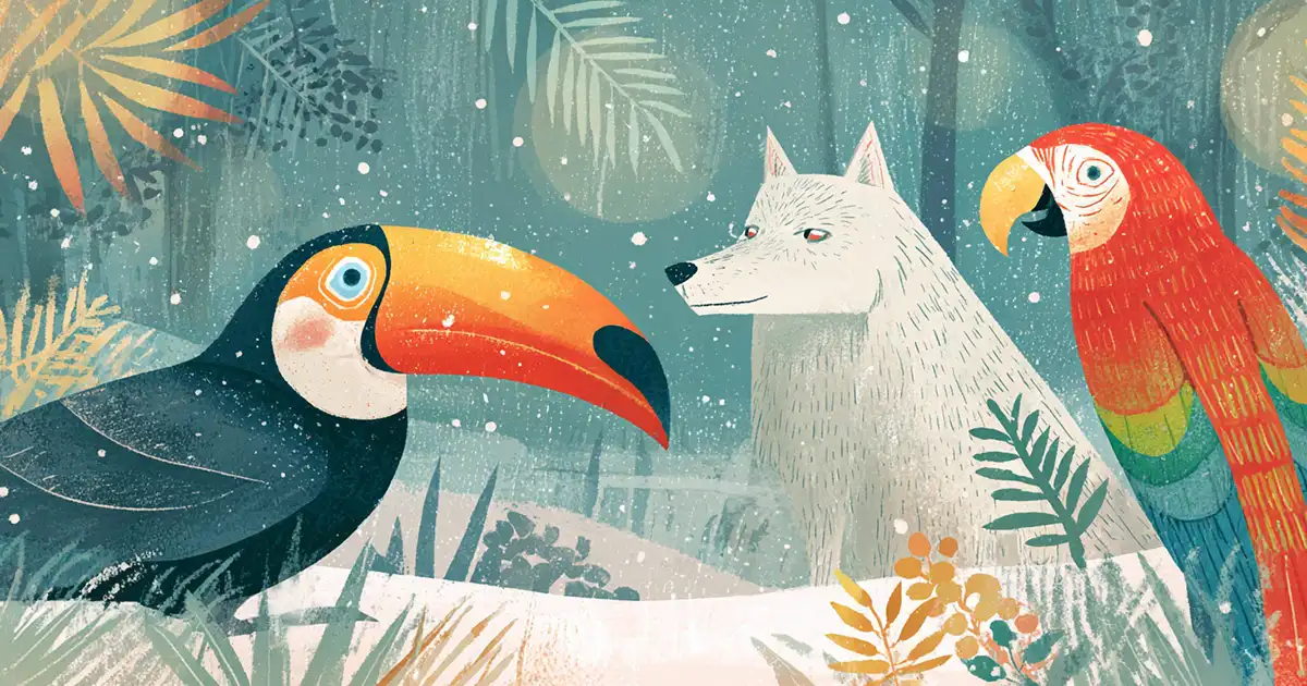 Шанти, Кора и Рико. Полярная песня