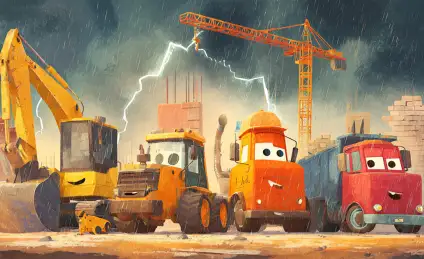 Гроза на стройке