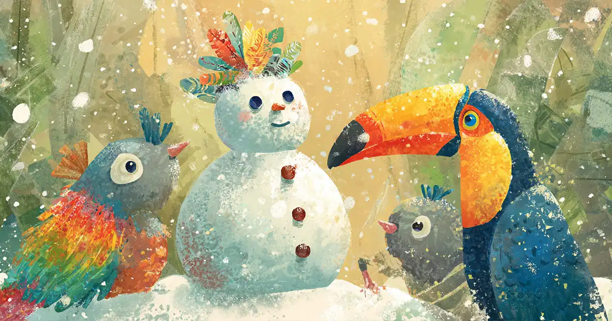 Шанти, Кора и Рико. Тропический снеговик