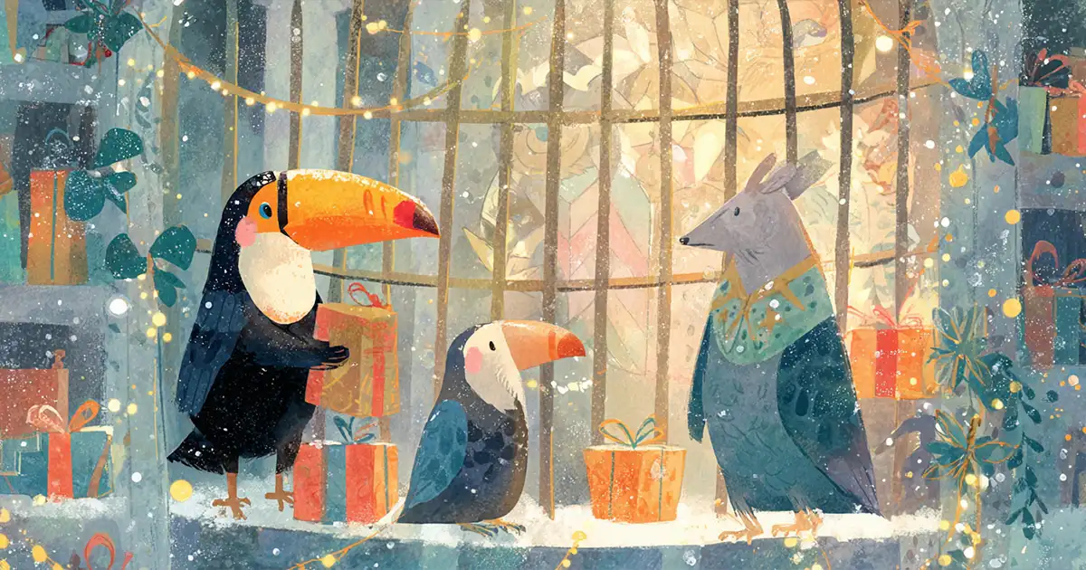 Шанти, Кора и Рико. Новогодние подарки