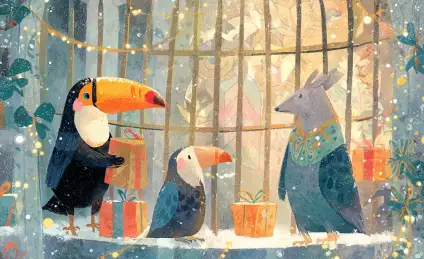 Шанти, Кора и Рико. Новогодние подарки