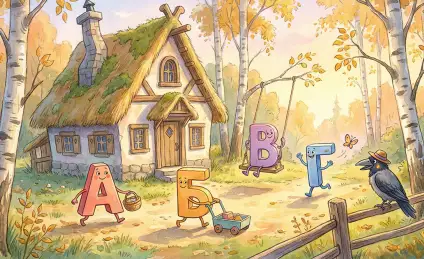 Как буквы в слова складывались