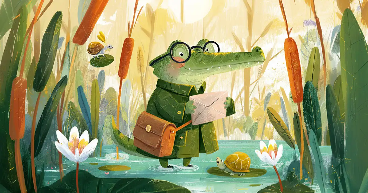 Почтальон Кроко и письмо «Обними меня»